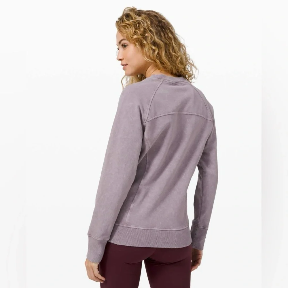 LULULEMON Scuba Crew Washed Lunar Rock 4 - Picture 4 of 11